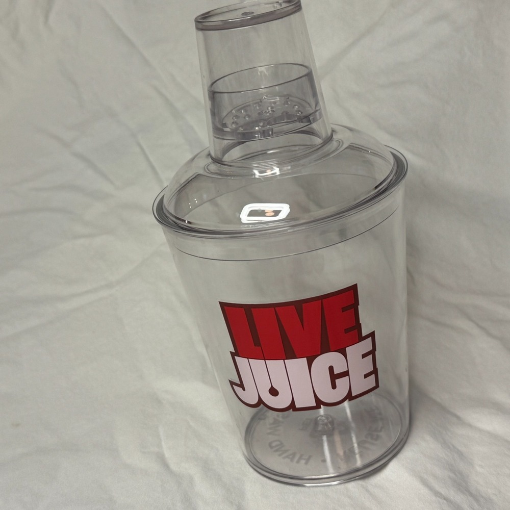 Live Nation Mix Drink Live Juice Shaker ‎ With The Shot Glass